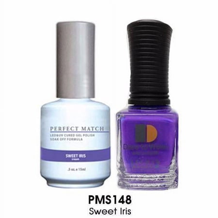 LECHAT Perfect Match Pair of Soak off Gel + Matching Nail Polish PMS148 - Sweet Iris