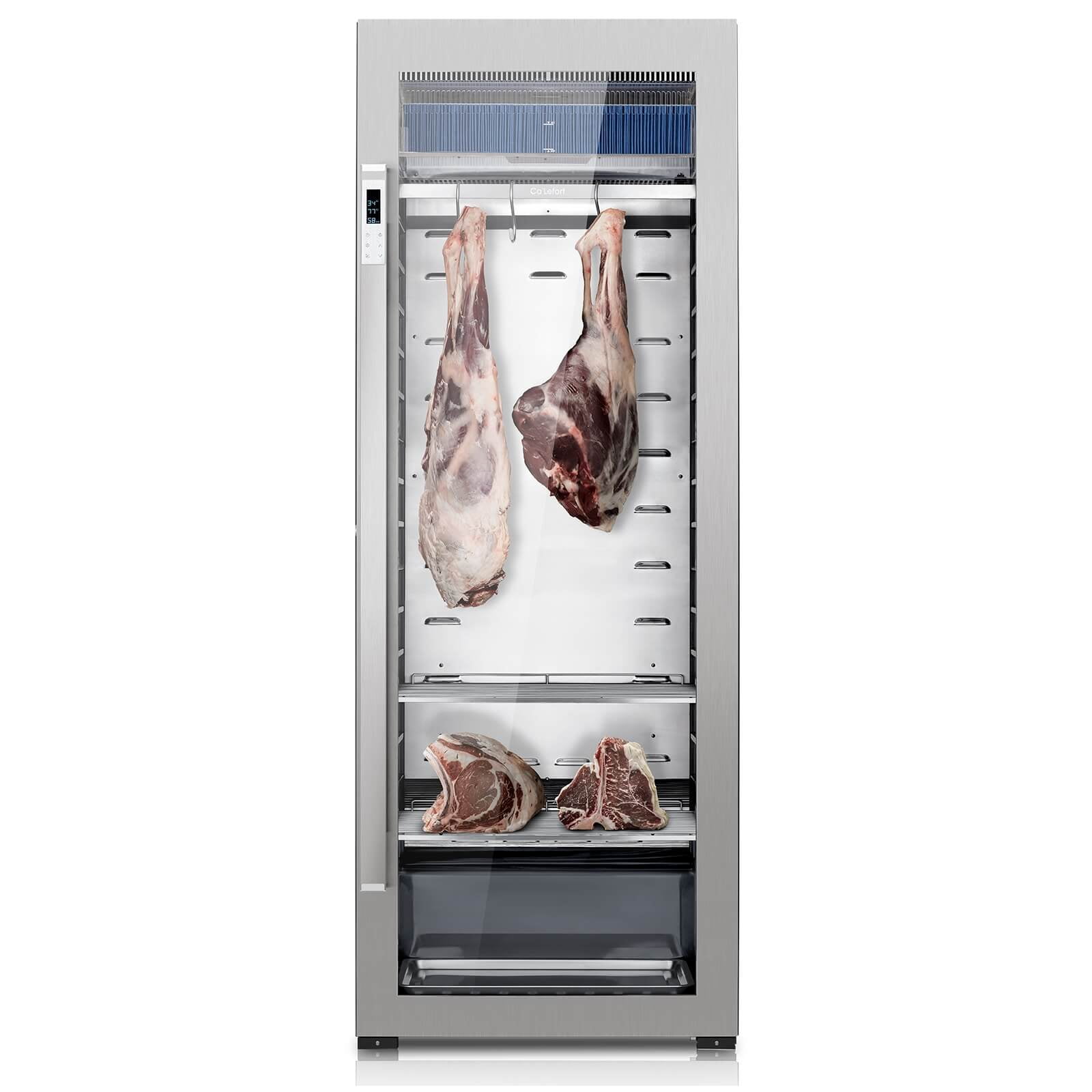 Ca'Lefort Dry Aging Fridge for Steaks, 21.9 cu.ft. Meat Ager Refrigerator for Restaurant/Bar/Kitchen/Home with Dual-Layer LOW-E Glass