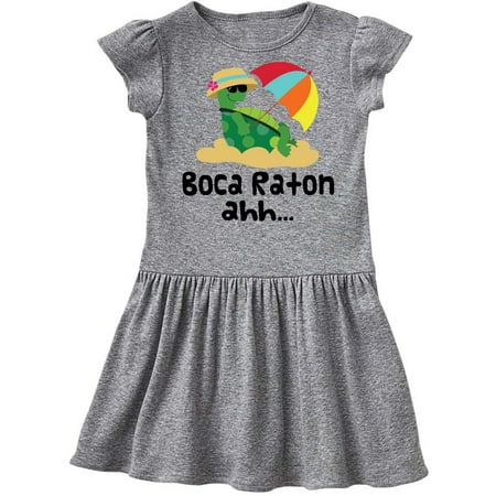 

Inktastic Boca Raton Florida Gift Toddler Girl Dress