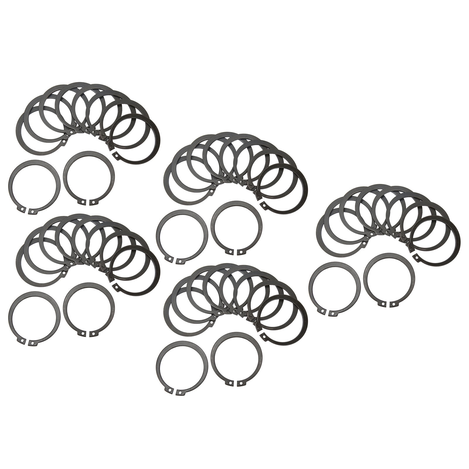 C Clips Kit, Snap Set Black Iron For 507 AC Compressor Coil