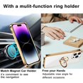 thumbnail image 2 of Compatible with iPhone 14 Pro Max Case with Ring Holder Silicone Protective Cover Magnetic Kickstand Shockproof Folding iPhone14 ProMax Case Soft TPU Bumper, 2 of 18