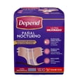 thumbnail image 1 of Pañales para Incontinencia Depend Nocturno talla Mediana 10 piezas, 1 of 7
