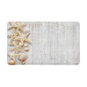 POP Sea Shells Front Door Mat 30x18 Inches Welcome Doormat for Home Indoor Entrance Kitchen Patio