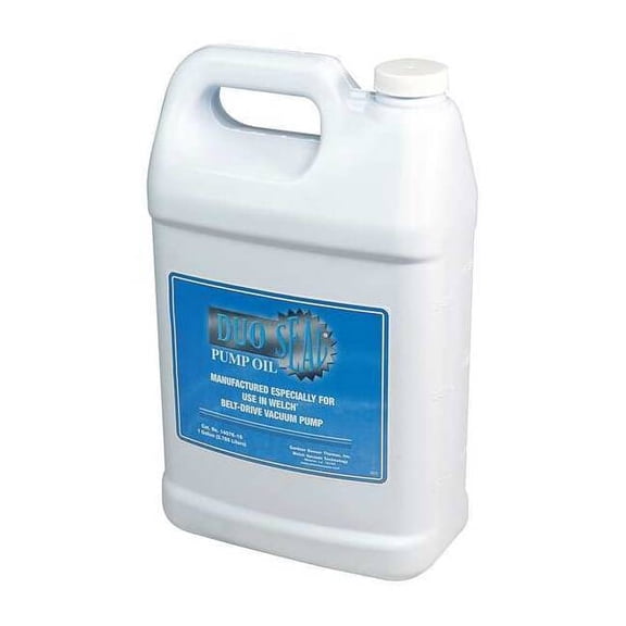 Welch Vacuum Pump Oil, 1 gal, Bottl,Belt Drive 1407K-15