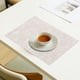 thumbnail image 4 of CaiYueKe Double Sided Heat Insulating Placemat Non Slip Washable Kitchen Dining Table Protector Mat for Home Decor Western Style Wipeable Faux Leather Decorative, 4 of 7