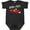Black Leopard, variant on Born to Race Red Race Car Boys or Girls Baby Bodysuit
