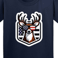 thumbnail image 4 of Inktastic Deer Bowhunting Us Flag Patriotic Youth T-Shirt, 4 of 5