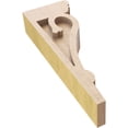 thumbnail image 6 of 2"W x 4"D x 12"H Thin Mayflower Rough Cedar Woodgrain TimberThane Corbel, Primed Tan, 6 of 6