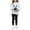 czb# a-White334, variant on CUZIBR Girls Summer Outfits Cute Cartoon Printed Crew Neck Long Sleeve Pullover Loose Fit Sweatshirt Top And Slim Fit Leggings Stylish Fall Outdoor Casual 2 Piece Clothes Sets,b-White,7-8 Years