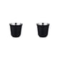thumbnail image 2 of Tazas de café de doble pared Billuyoard 2piezas Negro 80ML, 2 of 6