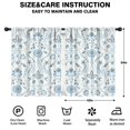 thumbnail image 2 of Blackout Kids Curtains,Boho Bohemia Flower Childrens Insulated Curtains Set Of 2,Bedroom Essentials,Toddler Room Decor 42"x54"(106x137cm), 2 of 4