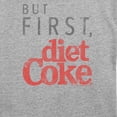 thumbnail image 3 of Coca-Cola - But First Diet Coke - Juniors Cropped Short Sleeve Graphic T-Shirt, 3 of 5