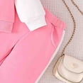 thumbnail image 6 of Pandaie Big Bow Embroidery Sweatsuit for Toddler Girls Raglan Doll Neck Sweet Clothes Outfit 3T 4T 5T 6T Kids School Pullover Tracksuit White,18-24 Months, 6 of 7