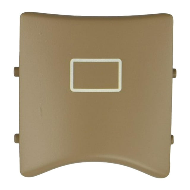 Accesorios de reemplazo del botón del interruptor de del tejado solar del vehículo Cubierta automotriz de plástico interior apta para la cla Esquinas afiladas beige shamjiam Interruptor de la ventana del techo corredizo