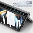 thumbnail image 6 of for Samsung Galaxy Z Fold 5 Magnetic Hinge Protection Case with S Pen Holder, Built-in Glass with Magnetic Stand All-Inclusive Fashion Business Matte Cover for Samsung Galaxy Z Fold 5 5G, Black, 6 of 7