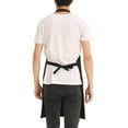 thumbnail image 4 of Delantal de Trabajo de Cafetería ANGGREK Unisex Negro 75 x 59 cm, 4 of 8