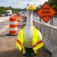 thumbnail image 2 of Funny Goose Costume Construction Safety Reflective Vest Outfit For Patio Decoration, 2 of 7