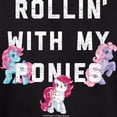 thumbnail image 3 of CafePress - My Little Pony Rollin With My Ponies Hoodie (Dark) - Pullover Hoodie, Classic, Comfortable Hooded Sweatshirt, 3 of 4