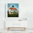 thumbnail image 2 of East Point Lighthouse, New Jersey - Maurice River New Jersey Photography Lighthouse Architecture Coastal Scenic Beach House Travel Poster Vintage White Framed Wall Art Print 18 x 24 inches, 2 of 3