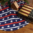 thumbnail image 6 of Independence Day, Independence Day Garden Outdoor Indoor Tree Skirt Pole Bottom Holiday Decoration, 6 of 7