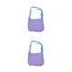 thumbnail image 3 of Greeniant Elija el bolso de playa favorito de los juguetes de playa - Múltiples colores para elegir el bolso de la colección Shell púrpura púrpura 2Conjunto, 3 of 6