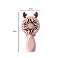 thumbnail image 4 of kkbbma under $5 Cute Personal Mini Fan, Handheld & Portable USB Rechargeable Fan, 3 Adjustable Speeds, Portable Holder, Small Makeup Eyelash Fan For Women Girls Kids Outdoor, 4 of 9