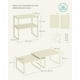thumbnail image 3 of SONGMICS Estante para Especias, Juego de 2, Organizador de Armario, Estante de Almacenamiento de Cocina Extensible, Blanco Nube, 3 of 5