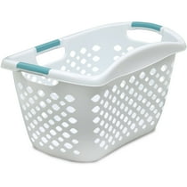 Home Logic HIP GRIP Laundry Basket, Large 1.8 Bu Hip Hugging Basket, Multiple Colors