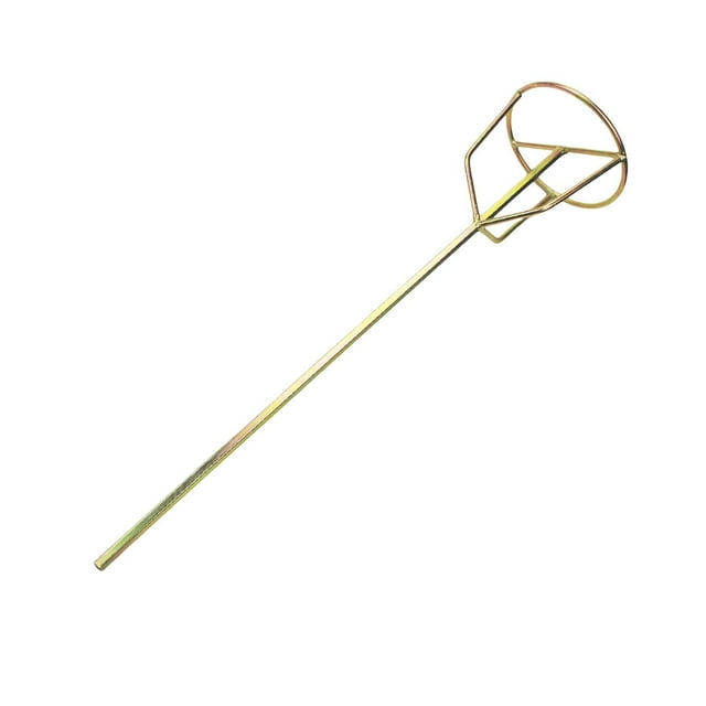 Almencla Electric Mixer Paint Mixing Rod Paint Drill Attachment Long Easy Cleaning Mixing Hexagon Handle C