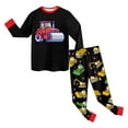 thumbnail image 6 of Hessimy Toddler Boys Girls Spring Summer 2Pcs Long Sleeve Sweatshirt Tops Pants Warm Sweatsuit, Warm Sweat Style,18M-6T(Red,8-9 Years), 6 of 6