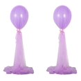 thumbnail image 3 of 2 Juegos De Decoraciones De Con De Tul Para Festivales De Bodas Púrpura BLESIY Base de soporte de globos de tul, 3 of 8