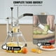 thumbnail image 3 of Picadora comercial de verduras y frutas VEVOR Kattex con hoja de 1/2 pulgada, 3 of 9