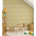 thumbnail image 4 of S4Sassy Peel & Stick Vinyl Wallpaper, Lemon Print Wallpaper Contact Paper Waterproof - Orange, 25"X 120", Textured Finish, Removable Walls Covering For Kids Room Wall Decor, Baby Room, Playroom, 4 of 8