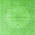 thumbnail image 1 of Ahgly Company Indoor Square Medallion Green Traditional Area Rugs, 4' Square, 1 of 1