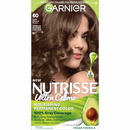 UPC 603084242665 product image for Garnier Nutrisse Nourishing Hair Color Creme  060 Light Natural Brown Acorn | upcitemdb.com