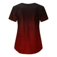 thumbnail image 3 of cocolona Womens Nursing Scrubs Tops Working Uniform Short Sleeve V Neck Workwear T-Shirts with Pockets, 3 of 4
