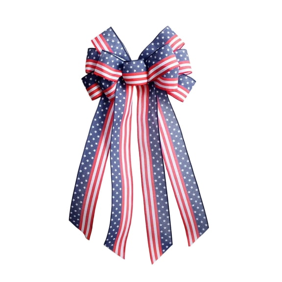 Memorial Day Saving!4th of July Decorations, Independence Day Decorative Products Patriotic Red White And Blue Bow Decorations Americans Flag Independence Day Decorations