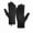 Black, variant on Black Waterproof Windproof Thermal Gloves - Unisex Fleece Lined Touch Screen Non-Slip Grip Gloves for Men Women, Winter Cycling Hiking Commuting