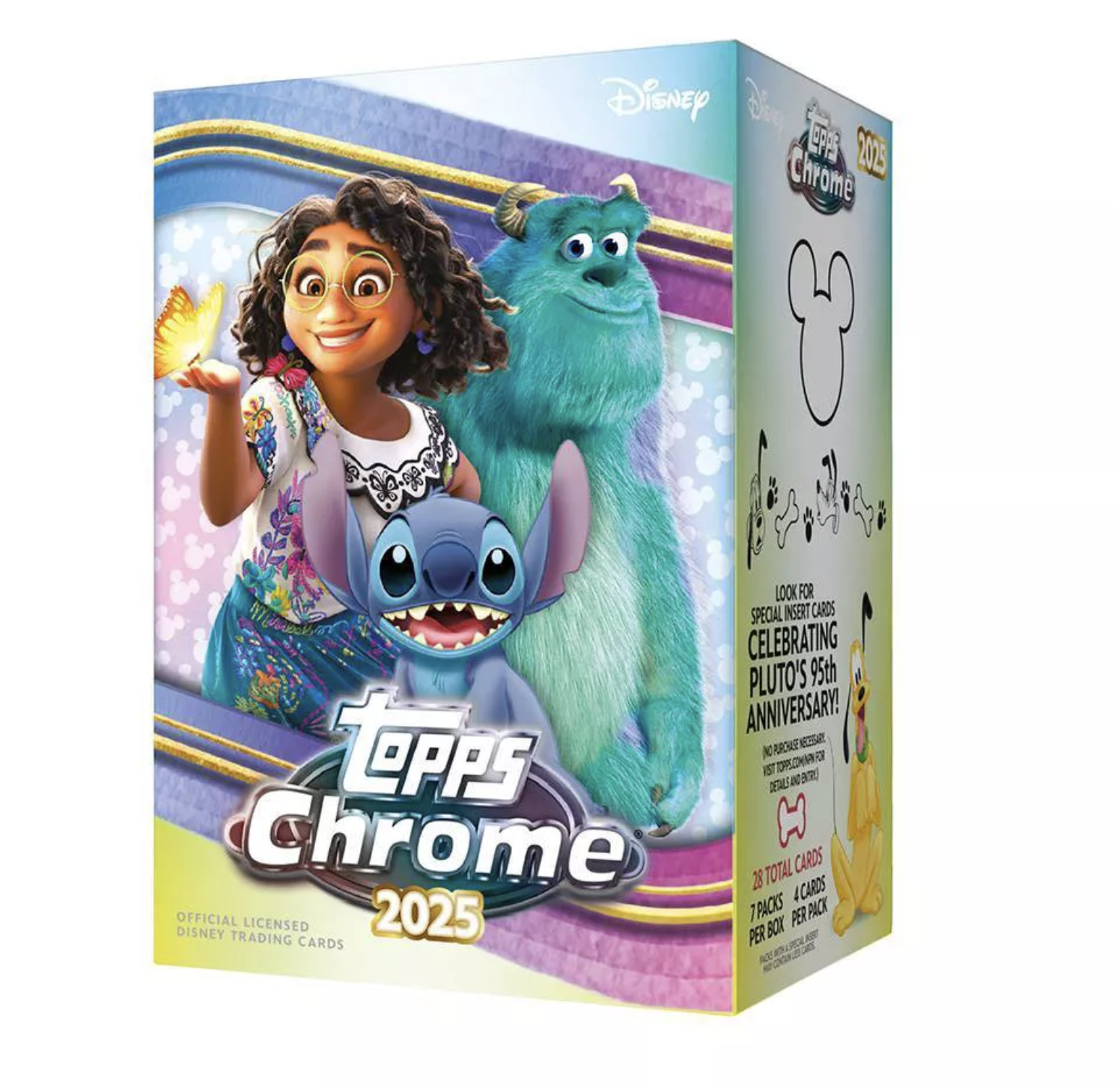 Topps Disney Chrome Monster Box 25ct with Collectible Cards