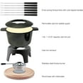 thumbnail image 2 of Swissmar Sierra 11 Piece Cast Iron Fondue Set, Metallic Black, 2 of 5