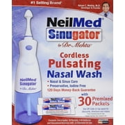 Neilmed Sinugator Cordless Pulsating Nasal Wash With 30 Pre-Mixed Packets - 1 Ea