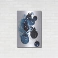 thumbnail image 3 of Luxe Metal Art 'Blue Galaxy II' by Grace Popp, Metal Wall Art, 24"x36", 3 of 9