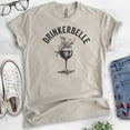 thumbnail image 2 of Drinkerbelle Shirt, Unisex Women's Shirt, Fairy Shirt, Drinking Shirt, Wine Shirt, Cocktail Shirt, Light Silk Gray, 3X-Large, 2 of 6