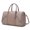 Taupe, variant on MKF Collection Allegra Vegan Leather Women's Duffle Bag, Functional Weekender Purse Handbag by Mia K - Brown