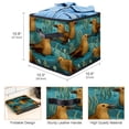 thumbnail image 3 of Platypus Foldable Storage Basket Toy Box Storage Cubes Organizer with Handle, 10.8"x10.5"x10.6", Large Capacity, 3 of 6
