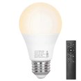 thumbnail image 1 of A19 Led Bulb With Remote Control, Dimmable 9w (60w Equivalent), 3000k-6000k Adjustable Color, E26 Base, 25000+ Hours Lifetime, 1 of 5