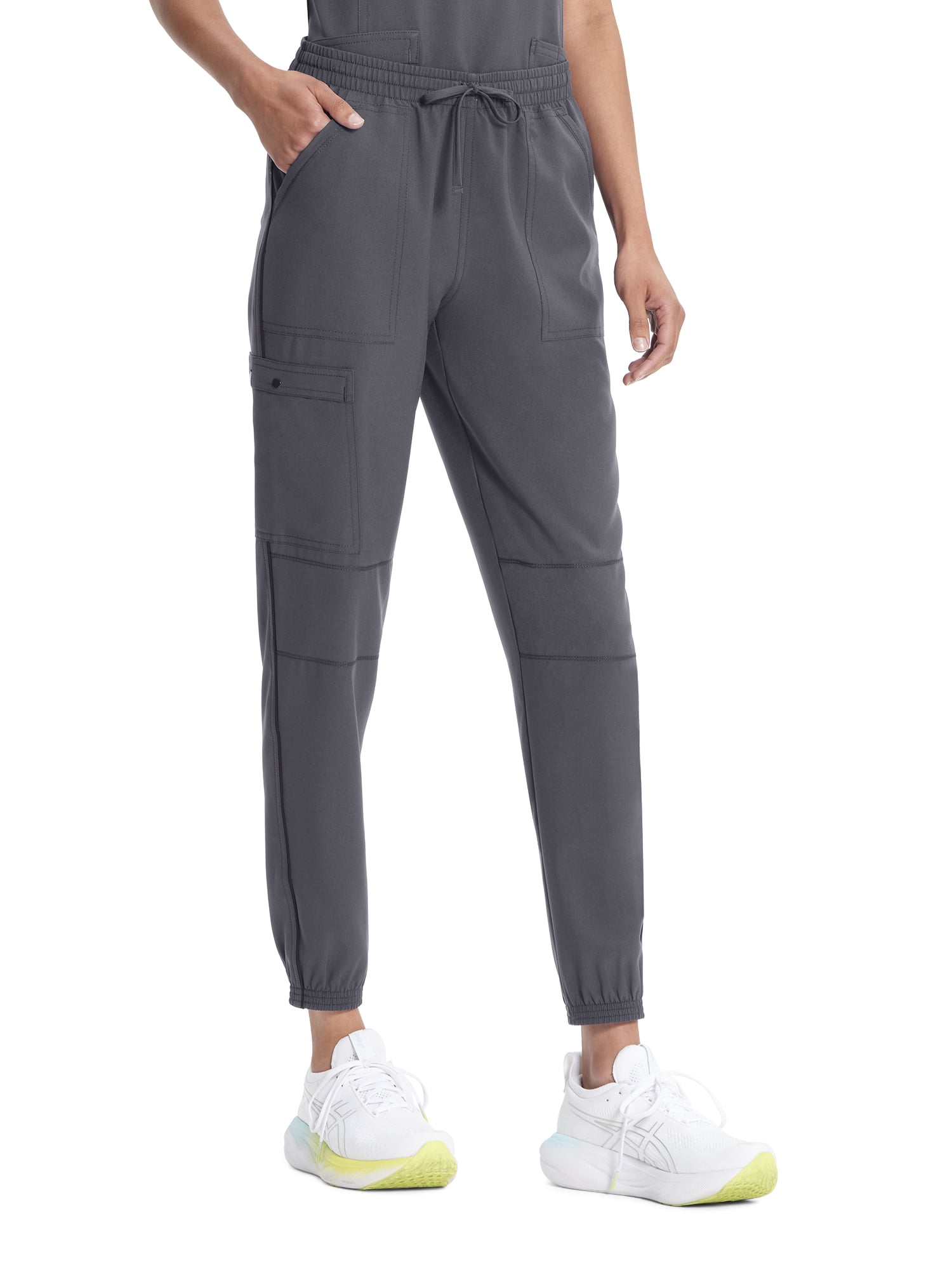 Scrubstar Women's Ethical Fabric Stretch Drawstring Jogger Cargo Scrub Pant, Sizes XS-3XL