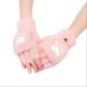 thumbnail image 5 of Guantes de invierno con imitación de piel de visón para estudiantes, cálidos, con forma de chanclas, de medio dedo, resistentes al viento y al frío, con forma de pata de gato, 5 of 5