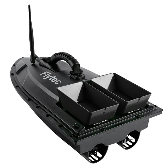 Flytec Fishing Bait Boat 500m Remote Control Dual Motor Fish Finder 1.5KG Loading with LED Light for