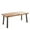 Teak/Rustic Metal, variant on GDF Studio Spanish Bay Outdoor Acacia Wood Rectangular Dining Table, Gray